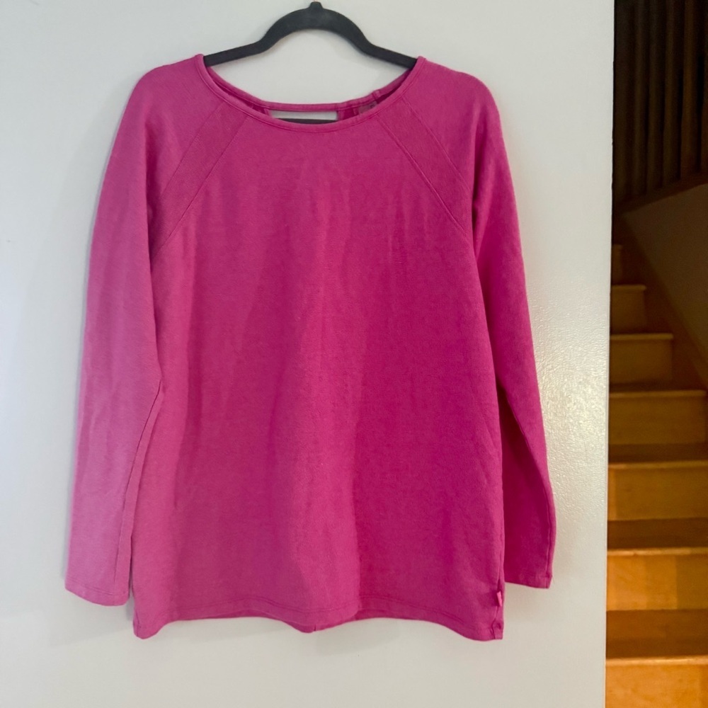 EUC Danskin Pink Sweatshirt Dance Workout